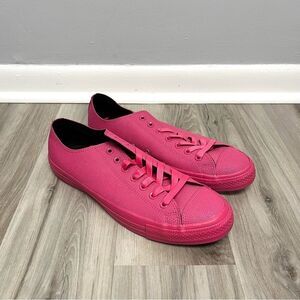 Converse Sneakers Men’s 11 Chuck Taylor All Star Ox Pink Rubber Lace Up Low Top
